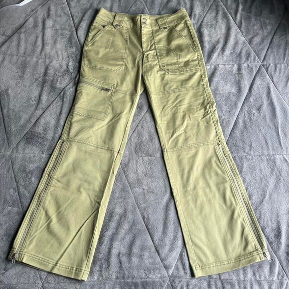 BDG Green Emery low rise workwear/cargo pants size 6 - Picture 1 of 8
